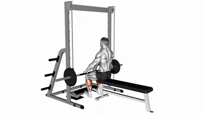 Smith Seated Calf Raise