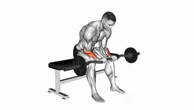 EZ Bar Reverse Wrist Curl