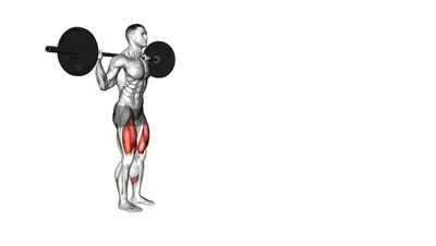 Barbell Walking Lunges