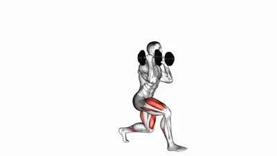 Dumbbell Front Rack Lunge