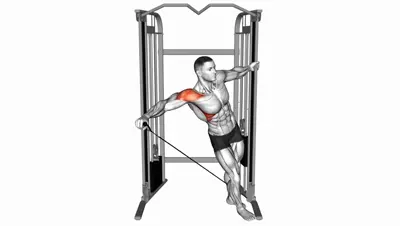 Leaning Cable Lateral Raise
