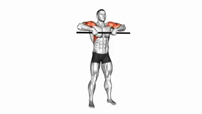 EZ Bar Upright Row